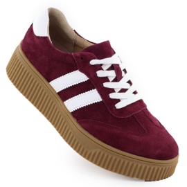 Filippo Suede Shoes i DP6776 PAW641A röd