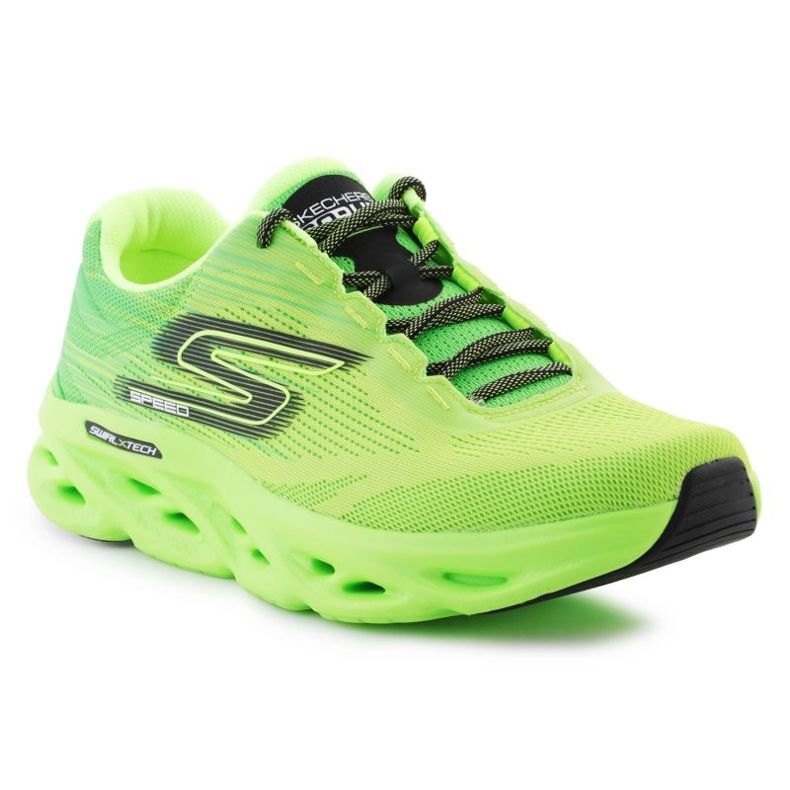 Skechers går Run Swirl Tech Speed-Rapid Motion M 220908-GRN SHOES grön