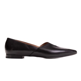 Marco Shoes Black Women's Ballerinas Marco 1285 med en klippning svart