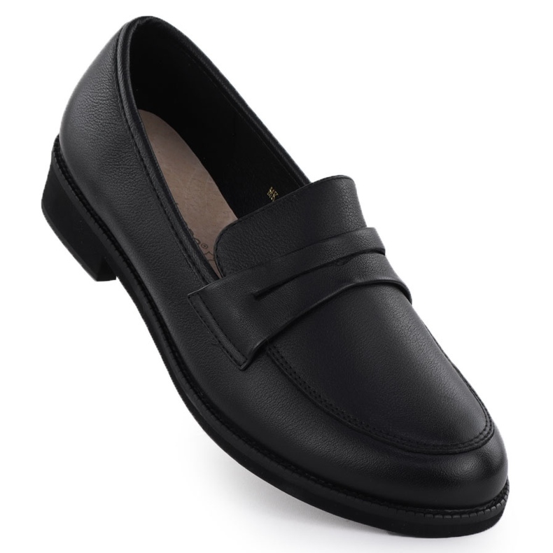Lords Leather Loafers Black Sergio Leone MK25112-S