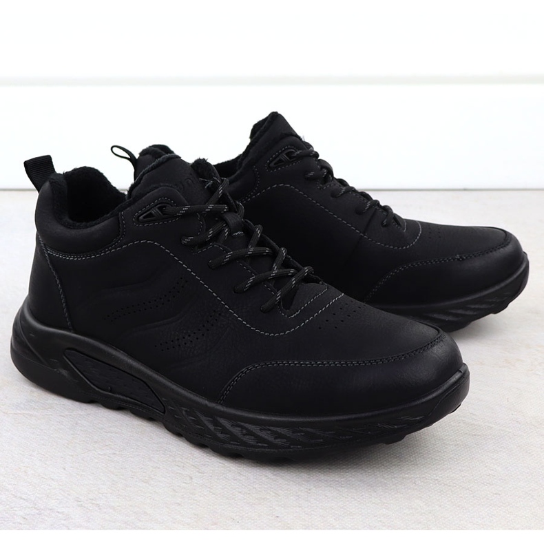 Mäns isolerade svarta unisoft 25MN16-9275 stövlar