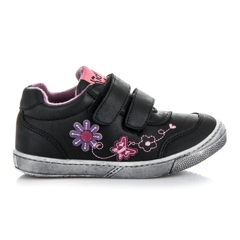 American Club Sneakers i blommor svart