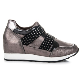 Kylie Rock Wedge Sneakers purpur