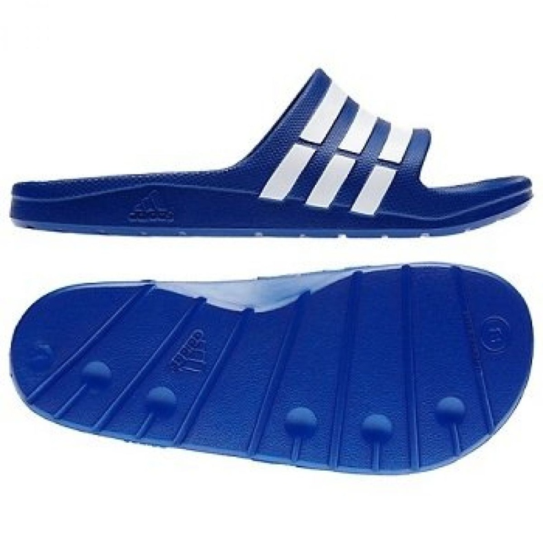 Adidas Duramo Slide G14309 tofflor vit blå