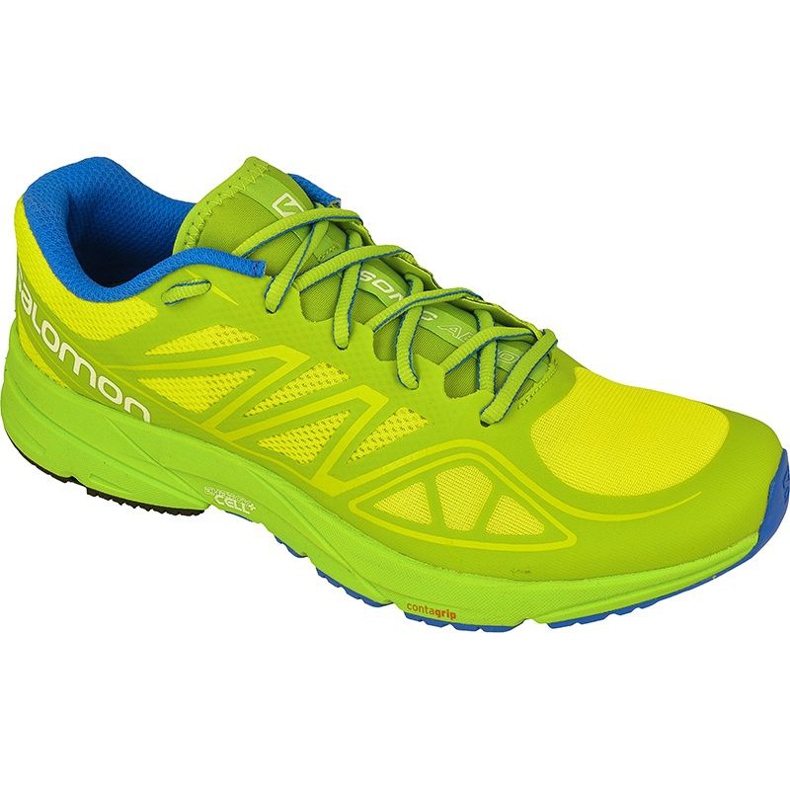 Löparskor Salomon Sonic Aero M L37953500 gul grön