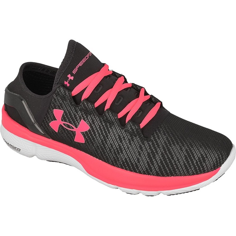 Under Armour Speedform Turbulence Run Fast W 1289792-962 löparskor svart rosa