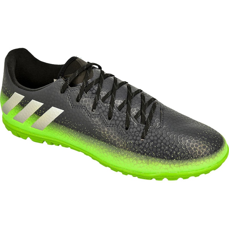 Adidas Messi 16.3 Tf M AQ3524 fotbollsskor svart svart