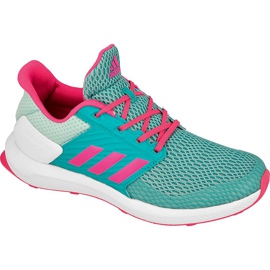 Adidas RapidaRun K Jr BA7873 skor rosa grön