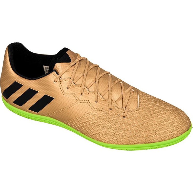 Inomhusskor adidas Messi 16.3 In M BA9853 gyllene gyllene