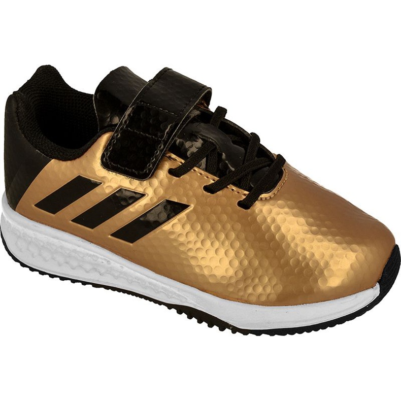 Adidas RapidaTurf Messi Kids BB0234 skor svart gul