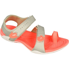 Sandaler 4f W H4L17-SAD002 silver-orange grå