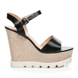 Super Mode Svarta kilklackar