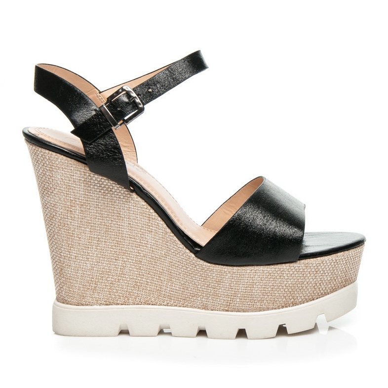 Super Mode Svarta kilklackar