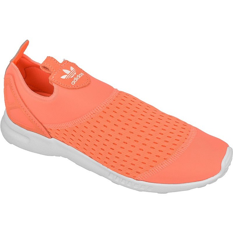 Skor adidas ORIGINALS ZX Flux ADV Smooth Slip On W S75740 vit orange