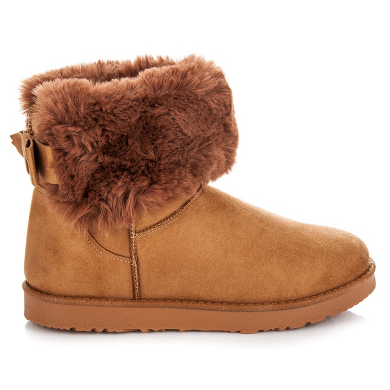 Kylie Mukluki Med En Rosett brun