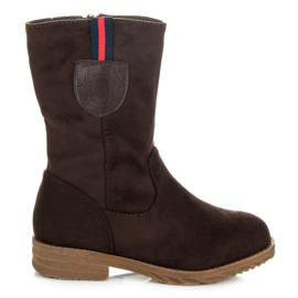 Top Shoes Barnens mockastövlar brun