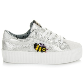 Kylie Silver Creepers grå