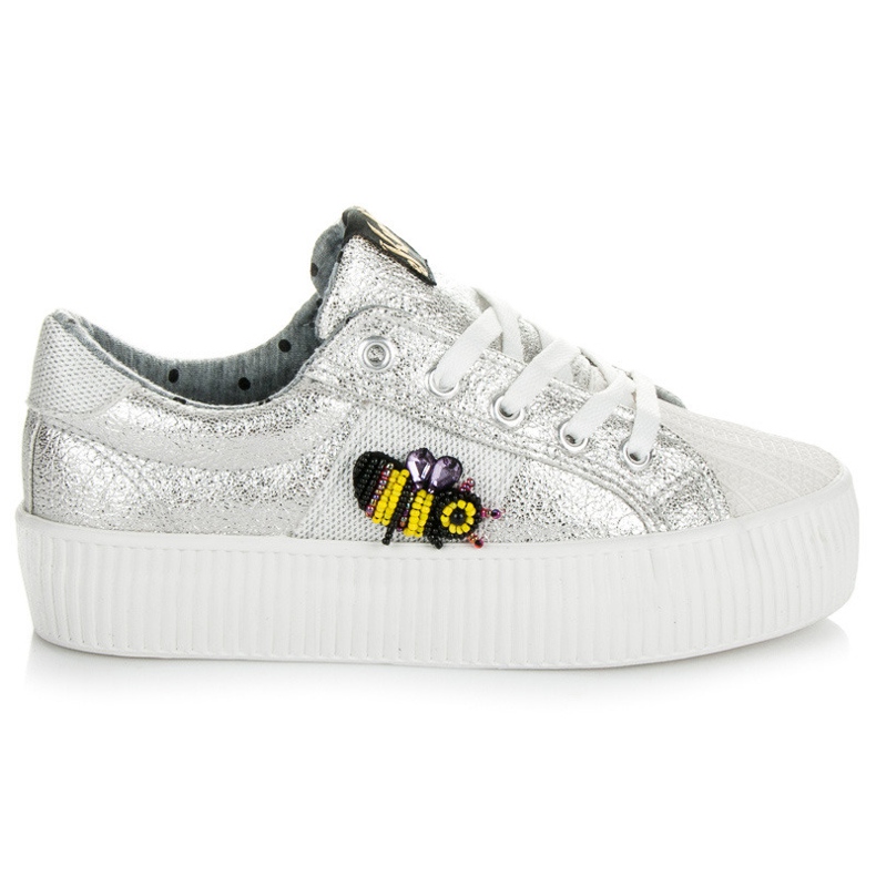 Kylie Silver Creepers grå