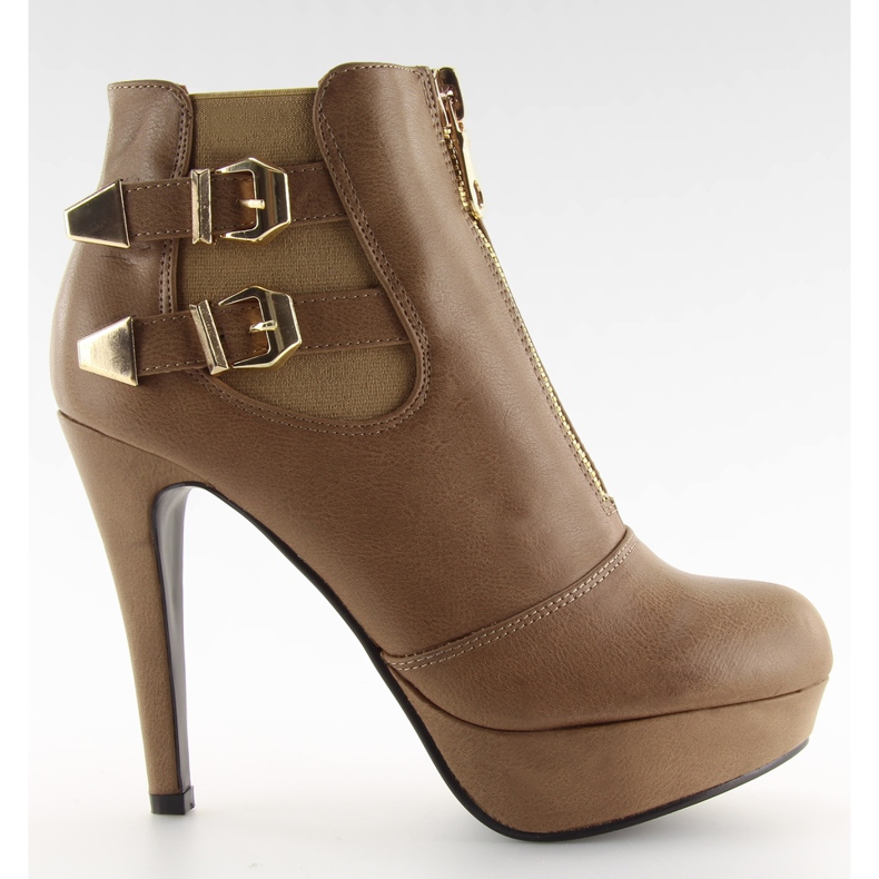 Stövlar med dragkedja 1307 kaki