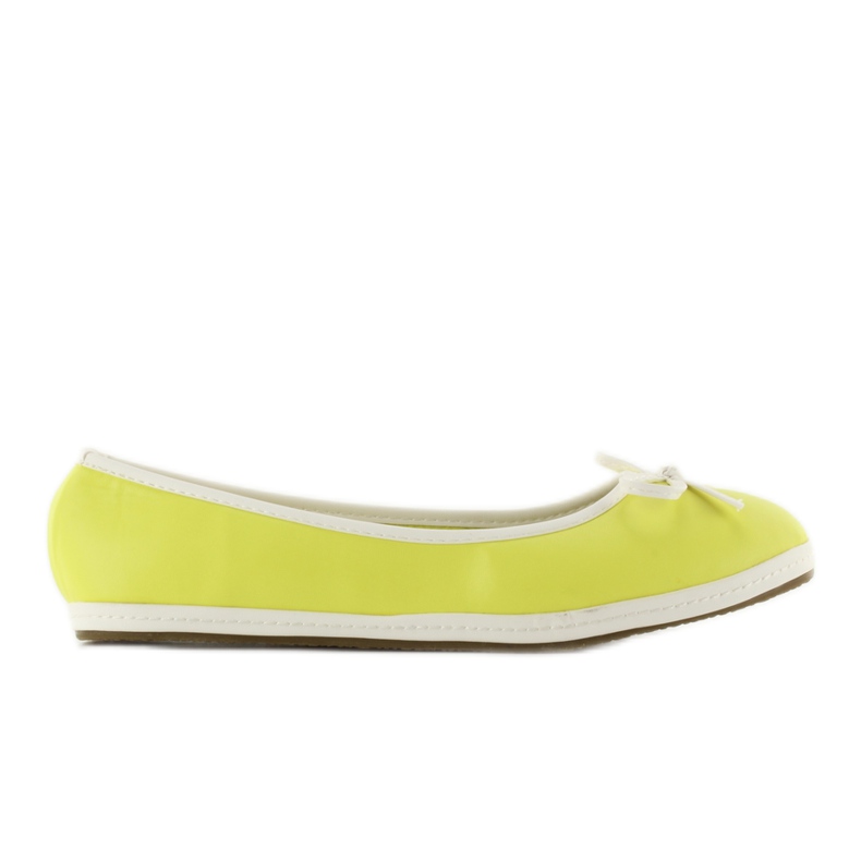 Ballerinor med beslag X663 gul