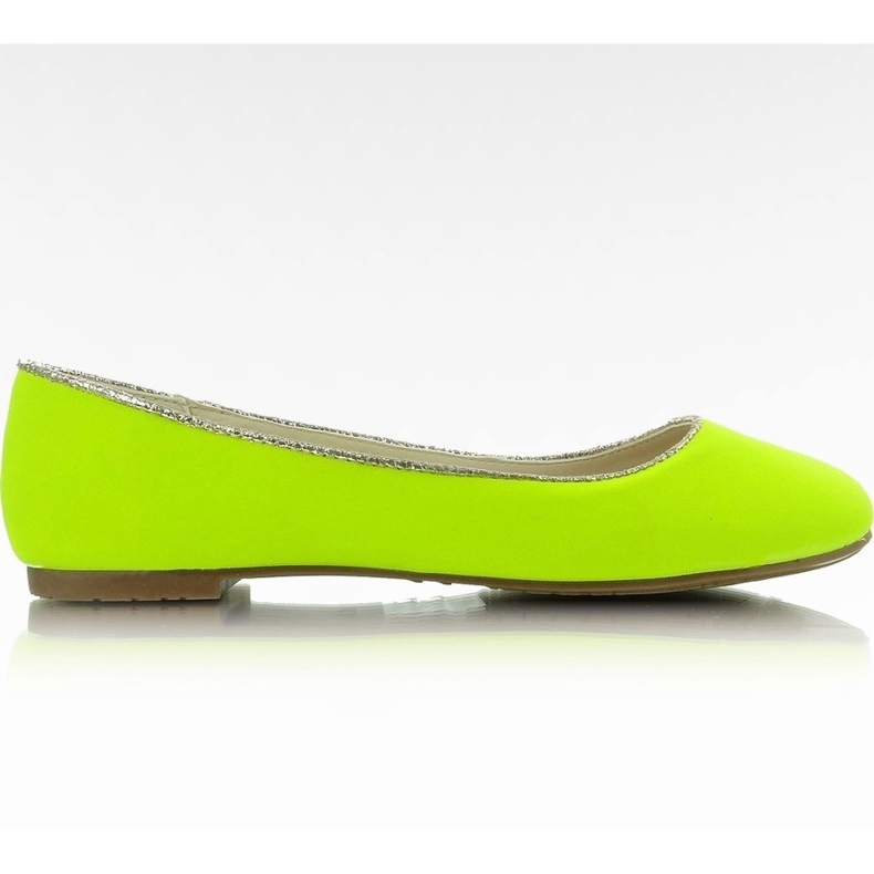 Neon ballerinas LX-1D126-21 Gul fluo