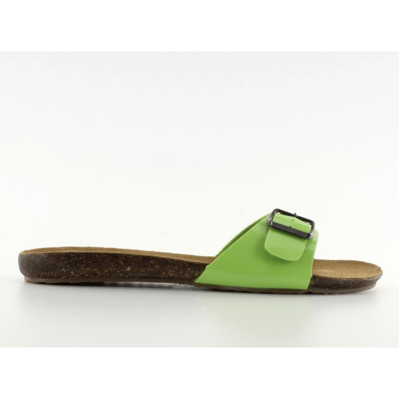 Tofflor med IR-283 grön spänne