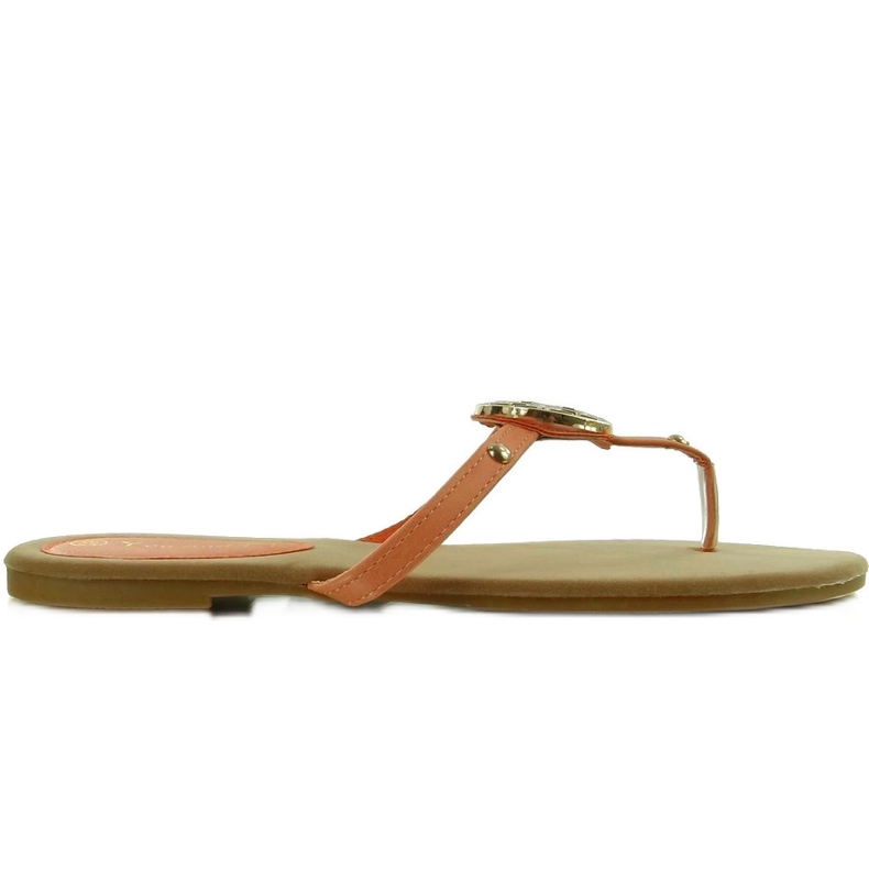 Flipflops med nitar IR-82 aprikos orange