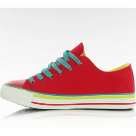 AN1177 canvas sneakers röd