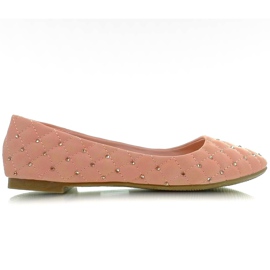 Quiltade ballerinor XT373 Rosa