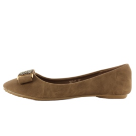 Ballerinor snygga 301-7 khaki kaki