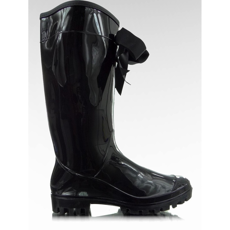 B812-10 Svarta glänsande galoscher