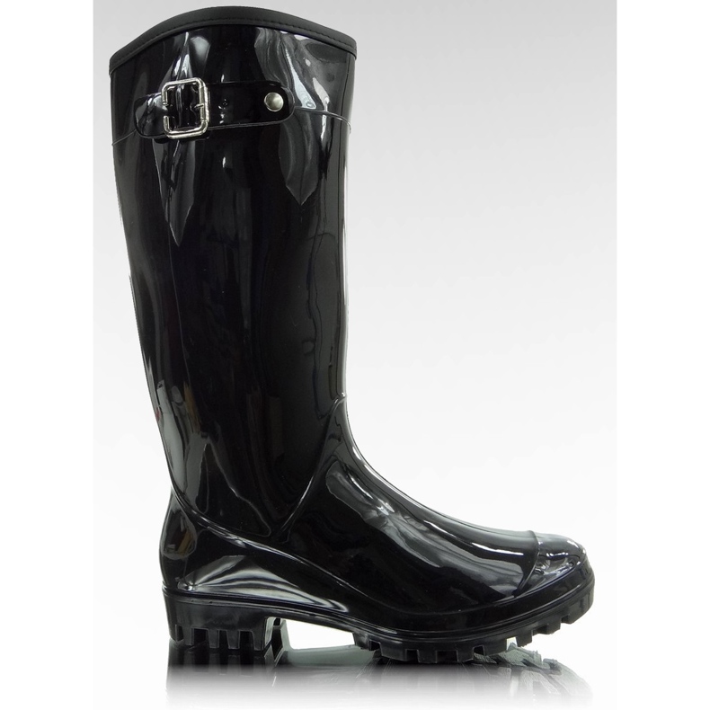 Galoshes med ett spänne 812-1 svart