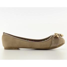 Ballerinas gyllene tillbehör Y20-21B khaki kaki
