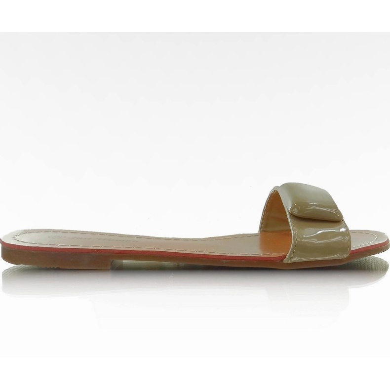 Tofflor med skärp 8293-60 khaki kaki