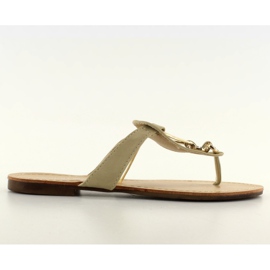 Flip-flops med dekoration HC-1 beige