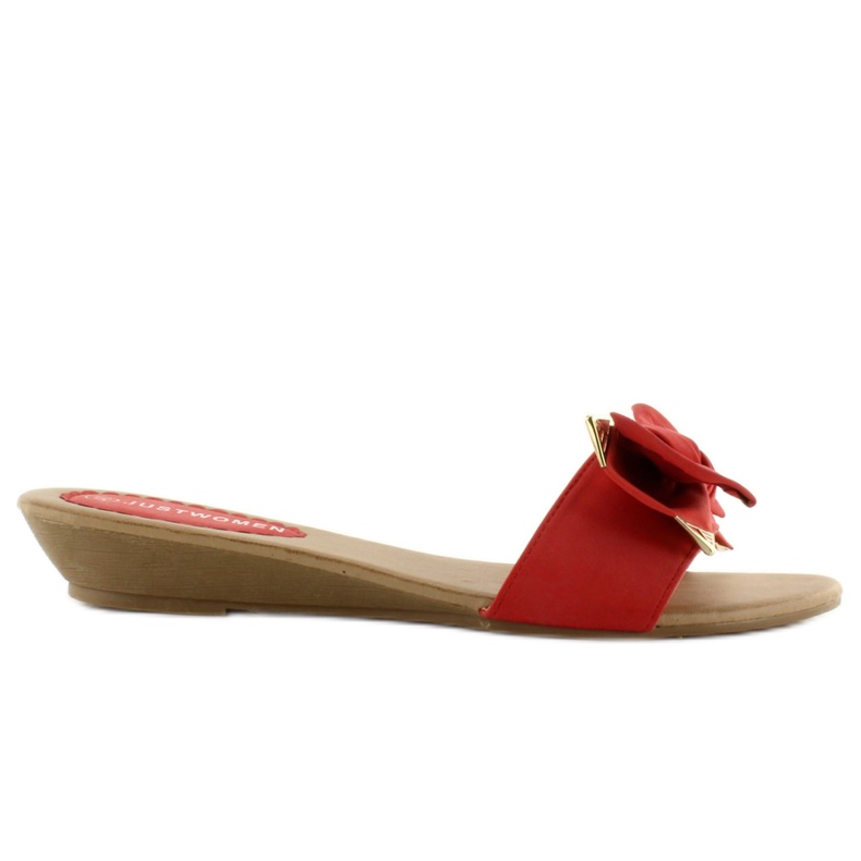 Eleganta röda tofflor YC-51