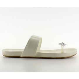 Original flip-flops 809-1 vit brun