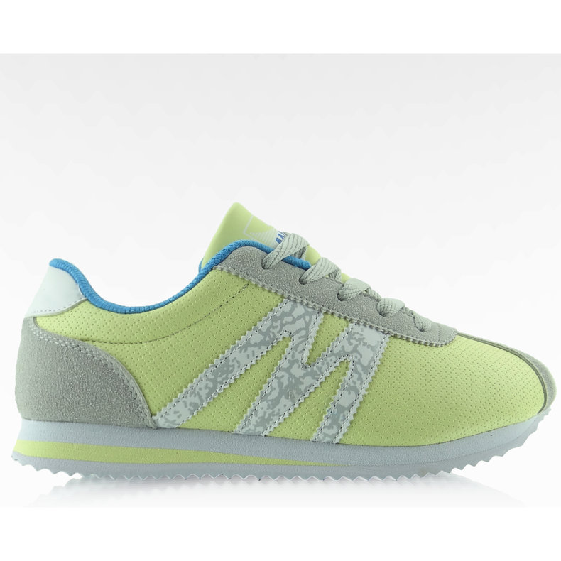 Mycket bekväma sportskor B683 gul grå