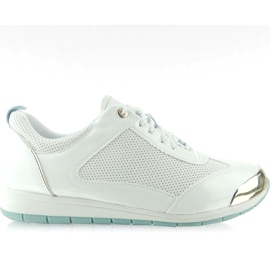 Sportskor med Y621 vit platta gul