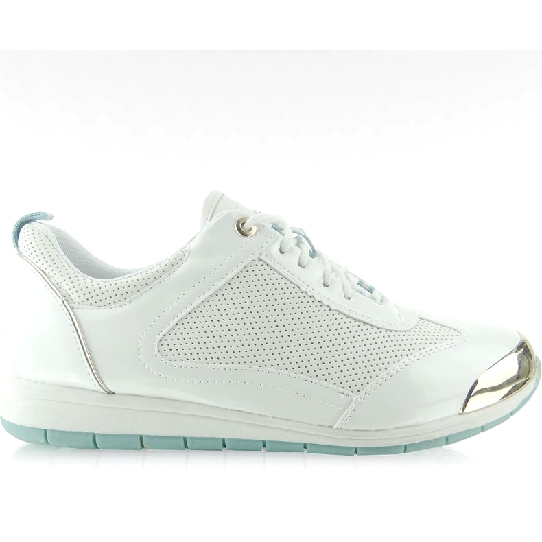 Sportskor med Y621 vit platta gul