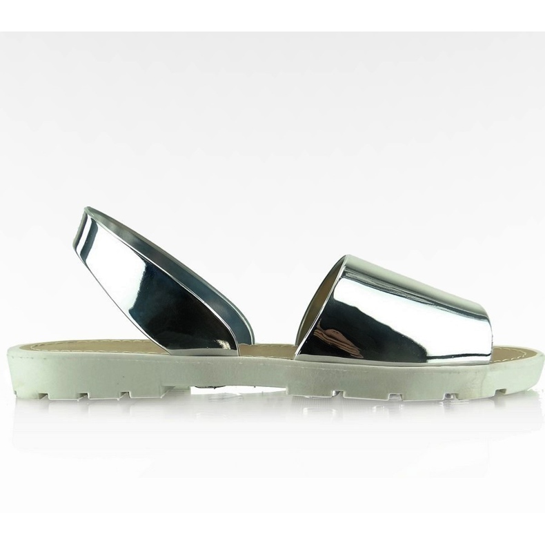 Spegel stil sandaler T-9117 vit grå