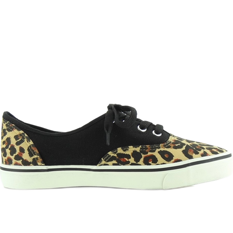 Sneakers Vansówki Skosnöre K-75 BrownLeop brun svart