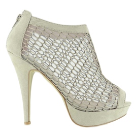 Pumpar med nätsidor Pt1210 brun