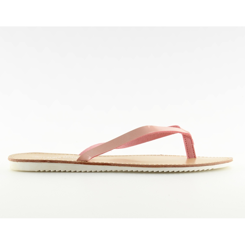 Tofflor, flip-flops, vitsula LS-76 Pink rosa