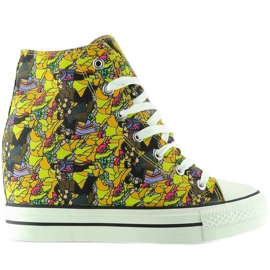 Comix wedge sneakers S-239 Gul