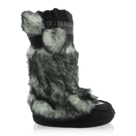 Mulkuki snöstövlar för barn 58812E svart grå