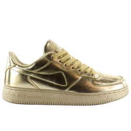 Sportskor galna färger B731 Guld gyllene