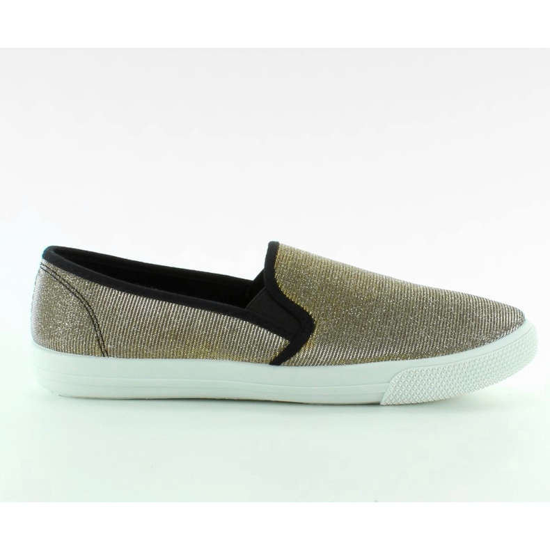 Iriserande fenomenala sneakers LV-628 guld gyllene