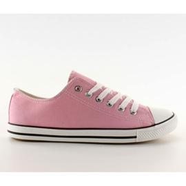 Klassiska sneakers för kvinnor BL39 Pink rosa