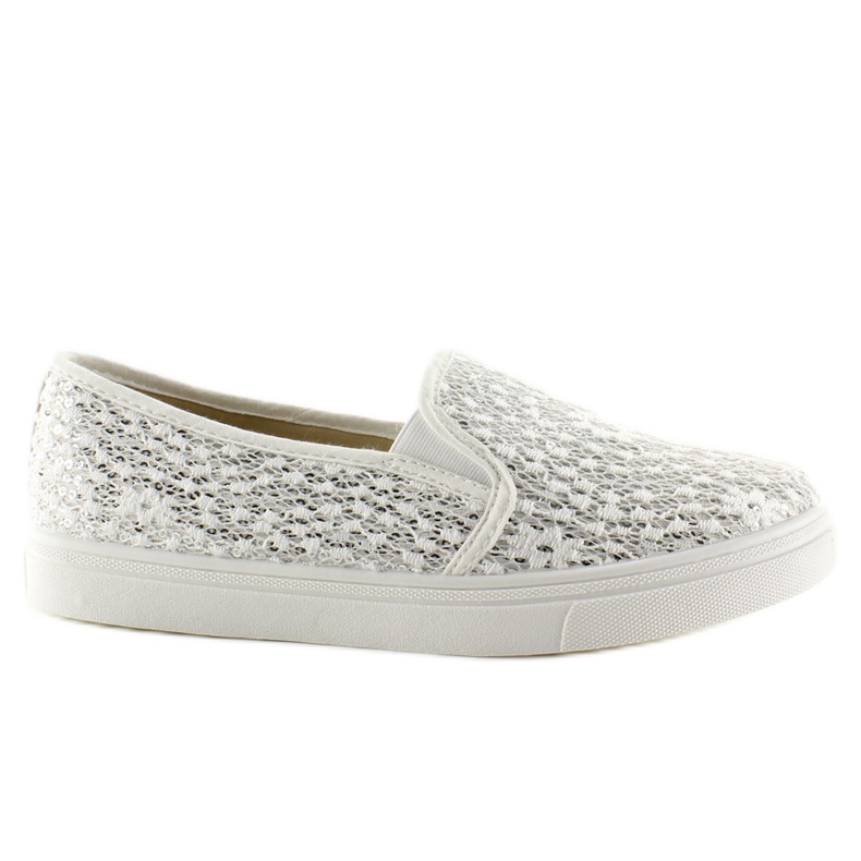 Spets slip-on pasteller XIN07P Vit